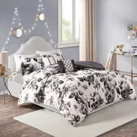 Intelligent Design Renee Floral Comforter Set with decorative pillows