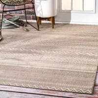 nuLoom Erlinda Tribal Outdoor Rectangular Rug