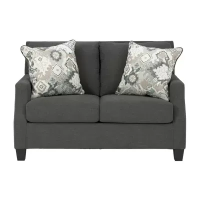 Signature Design by Ashley® Bayonne Living Room Collection Track-Arm Upholstered Loveseat