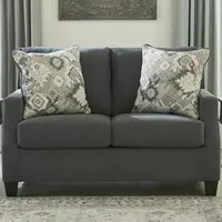 Signature Design by Ashley® Bayonne Living Room Collection Track-Arm Upholstered Loveseat