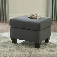 Signature Design by Ashley® Living Room Collection Upholstered Ottoman