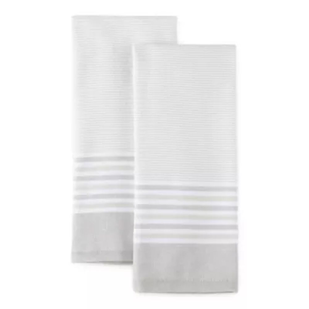 Cooks Haru Stripe Dual Purpose 2-pc Kitchen Towel