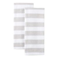 Chambray Stripe Dual Purpose 2-pc Kitchen Towel