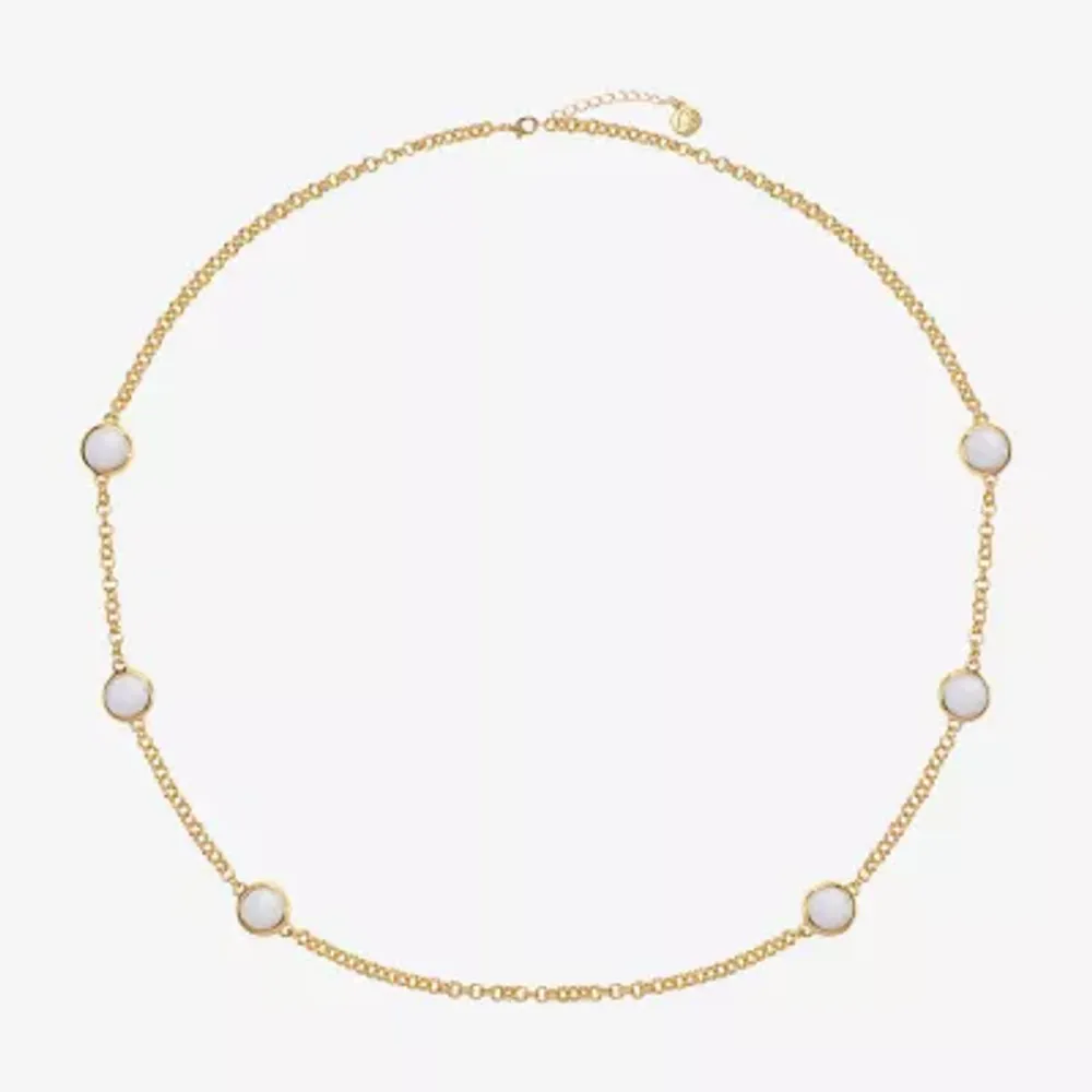 Liz Claiborne 34 Inch Cable Round Strand Necklace