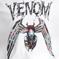 Venom Mens Crew Neck Short Sleeve Classic Fit Marvel Graphic T-Shirt