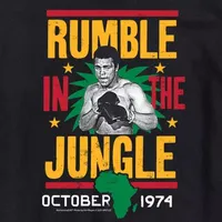 Muhammad Ali Mens Crew Neck Short Sleeve Classic Fit Graphic T-Shirt
