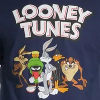 Mens Crew Neck Short Sleeve Regular Fit Looney Tunes Graphic T-Shirt