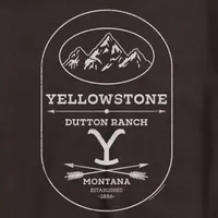 Yellowstone Mens Crew Neck Short Sleeve Regular Fit Graphic T-Shirt