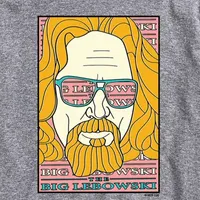 The Big Lebowski Mens Crew Neck Short Sleeve Regular Fit Graphic T-Shirt