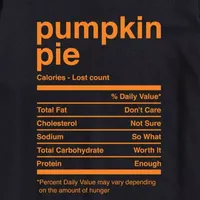 Pumpkin Pie Mens Crew Neck Short Sleeve Regular Fit Graphic T-Shirt