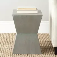 Lotem Curved Square Top Accent Table