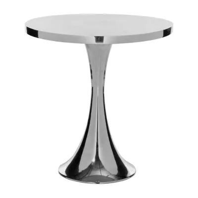 Galium Aluminum Side Table