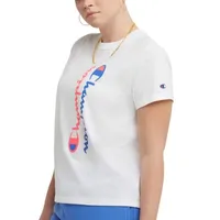 Champion Womens Crew Neck Short Sleeve Graphic T-Shirt