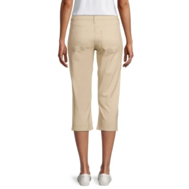 Liz Claiborne Mid Rise Tall Cropped Pants