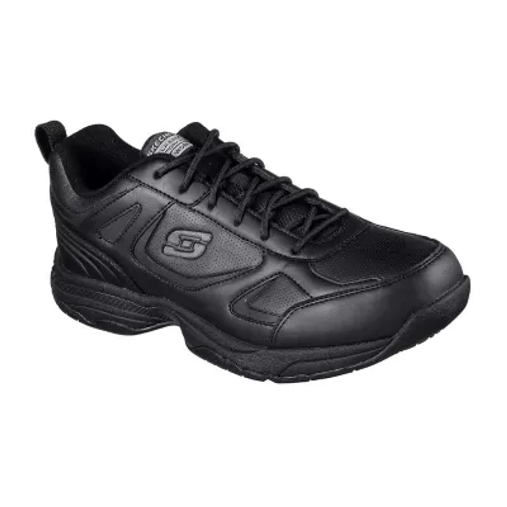 Skechers Mens Dighton Closed Toe Wide Width Lace Up Shoe