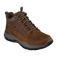 Skechers Mens Respect Boswell Flat Heel Hiking Boots