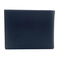 J. Ferrar Leather Pebble Slim Bifold Mens Slim Fold Wallet