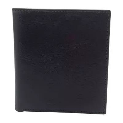 Stafford Leather Euro Bi-Fold Mens Slim Fold Wallet