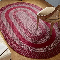 Better Trends Newport Braid Oval Rug