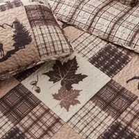 Linery Lodge Mosaic Reversible Quilt Set