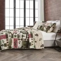 Linery Animal Mosaic Reversible Quilt Set