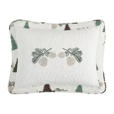 Beatrice Home Fashions Cabin High Embroidered Pillow Sham