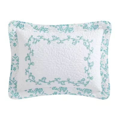 Beatrice Home Fashions Mafalda Embroidered Pillow Sham