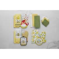 Homeware Bee Happy Pot Holder and Oven Mitt Set