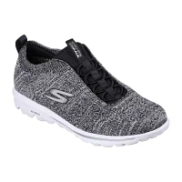 Skechers Womens Go Walk Travel Radiant Moon Slip-On Walking Shoes