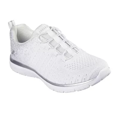 Skechers Womens Virtue Lucent Slip-On Walking Shoes