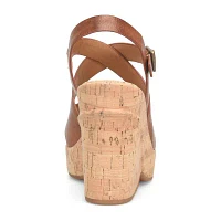 Korks Womens Brigitte Wedge Sandals