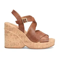 Korks Womens Brigitte Wedge Sandals