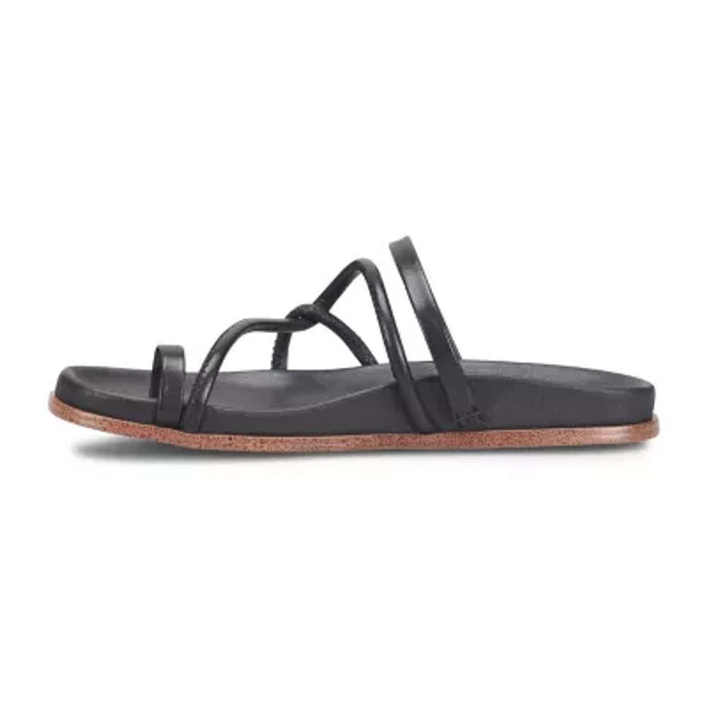 Korks Audra Womens Toe Ring Strap Footbed Sandals