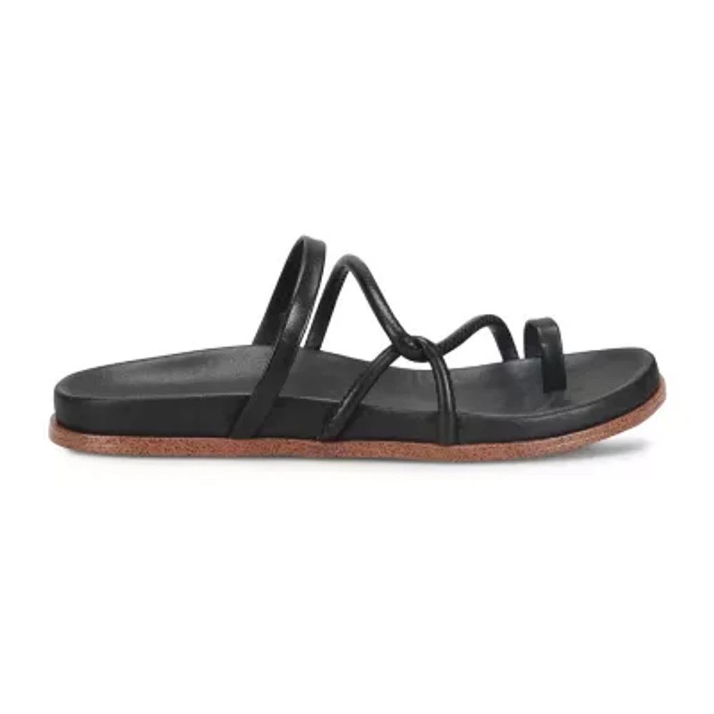 Korks Audra Womens Toe Ring Strap Footbed Sandals