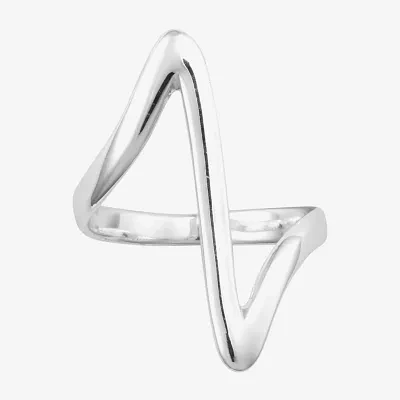 Sparkle Allure Womens Pure Silver Over Brass Band