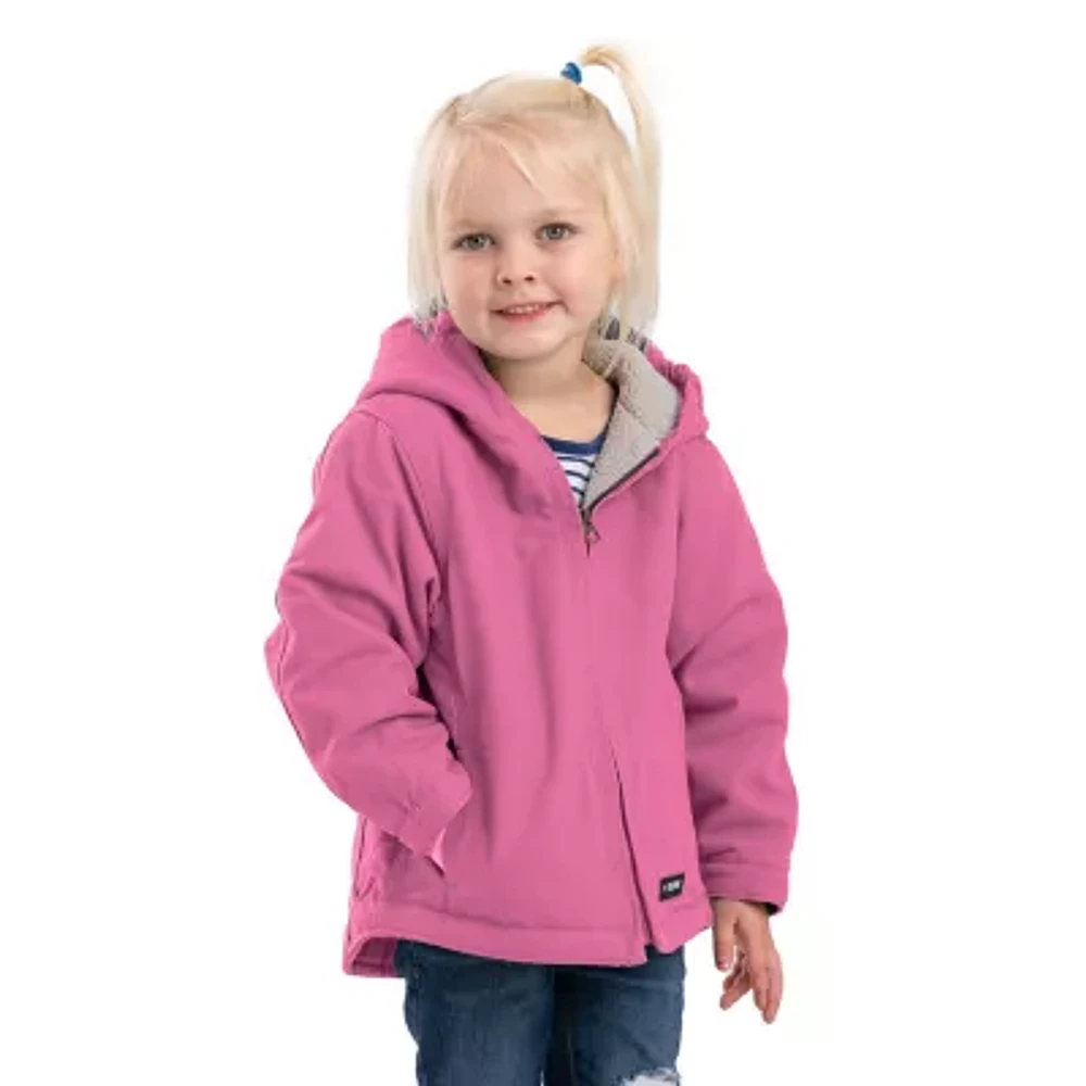 Berne Toddler Girls Hooded Heavyweight Quilted Jacket