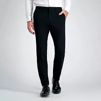 Haggar Mens Slim Fit Flat Front Pant