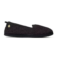 Dearfoams Rachel Marled Chenille Closed Back Womens Slip-On Slippers