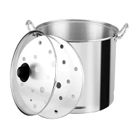 Vasconia -qt. Steamer and Tamale Pot with Glass Lid