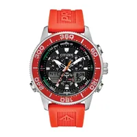 Citizen Promaster Sailhawk Mens Chronograph Orange Strap Watch Jr4061-00f