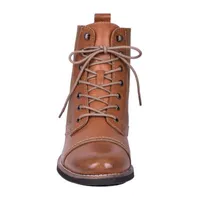 Dingo Mens Andy Block Heel Lace Up Boots