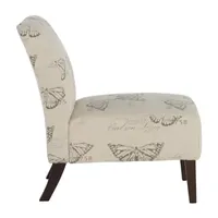 Lily Butterfly Slipper Chair