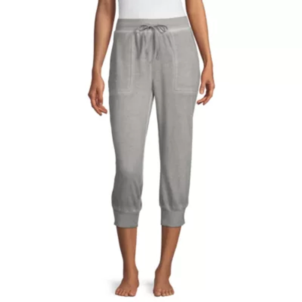 Ambrielle Womens French Terry Pajama Pants