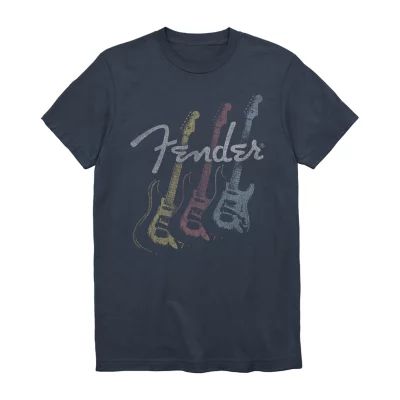 Mens Short Sleeve Fender Graphic T-Shirt