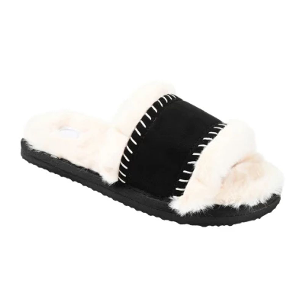 Journee Collection Jc Mardie Womens Slip-On Slippers