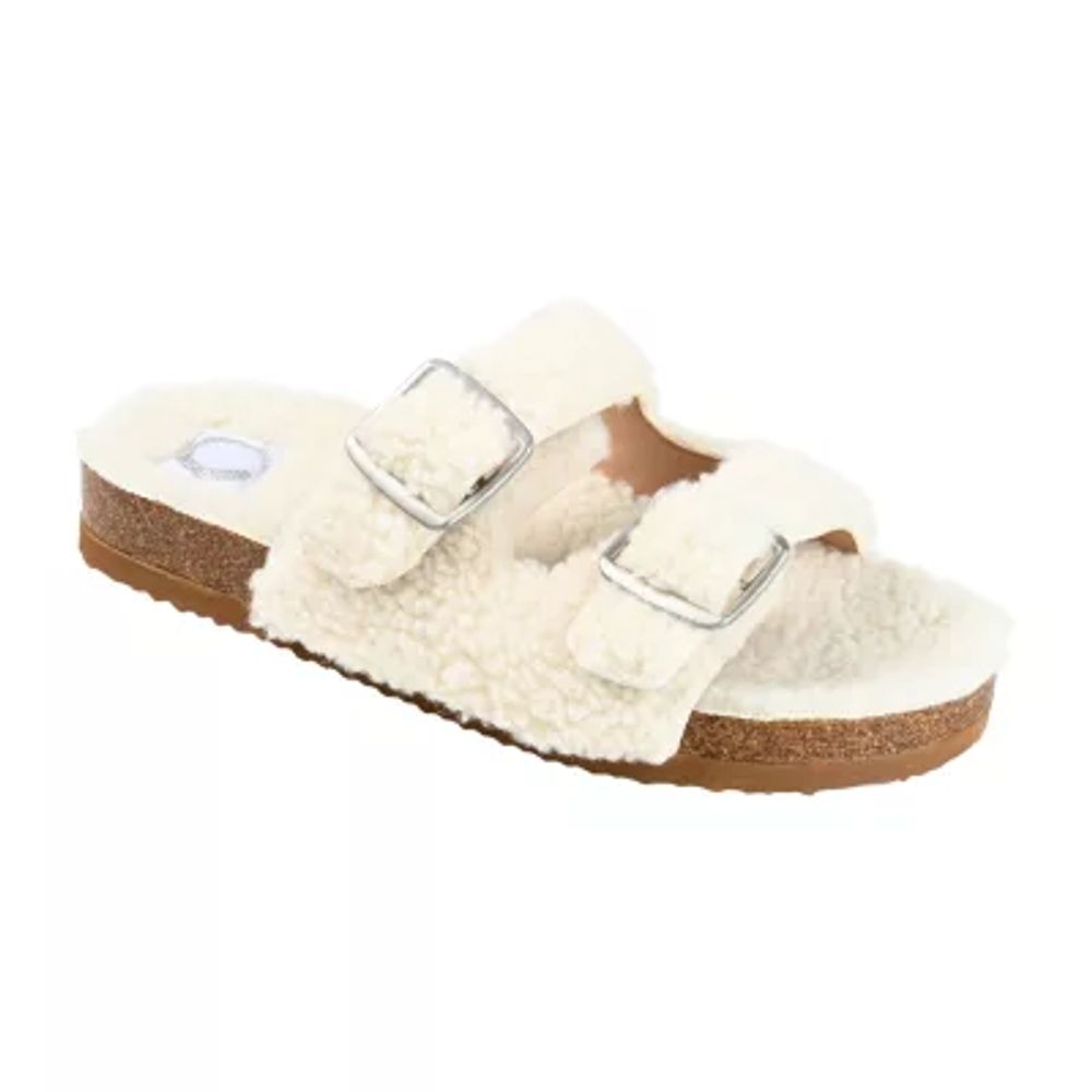 Journee Collection Jc Delpheen Womens Slip-On Slippers