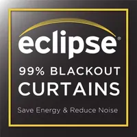 Eclipse Hazel Geometric Blackout Grommet Top Curtain Panel