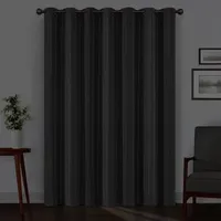Eclipse Ronneby Stripe Blackout Grommet Top Single Curtain Panel
