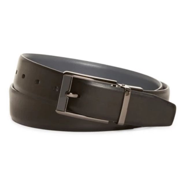 JF J.Ferrar Mens Reversible Belt, Color: Luggage - JCPenney