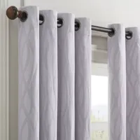 Eclipse Wendell Energy Saving Blackout Grommet Top Single Curtain Panel